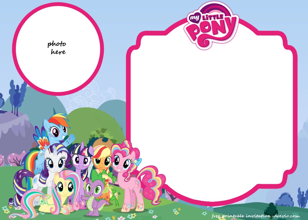 free my little pony templates